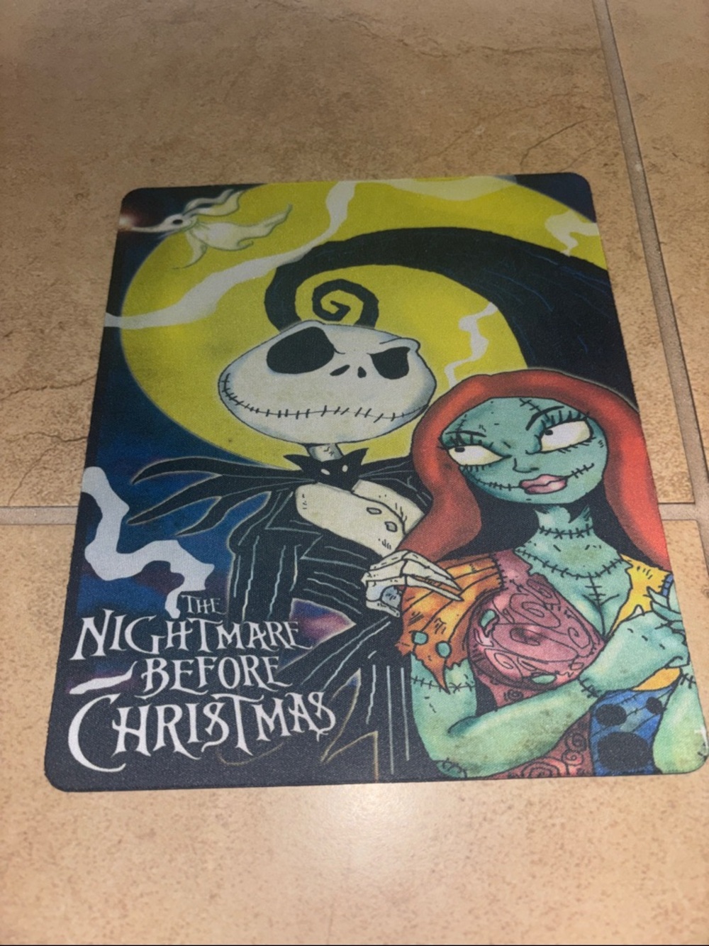 The Nightmare Before Christmas Jack & Sally Graphic Mat